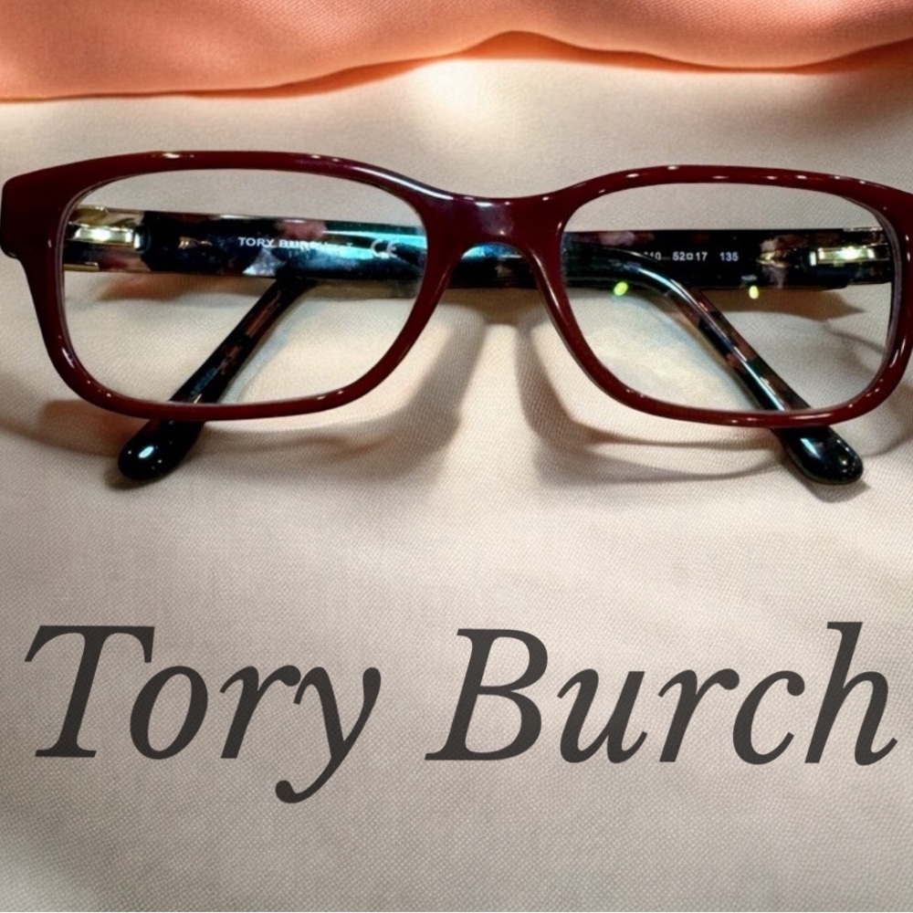 48 Hour Sale Tory Burch Rectangular Optical Glass… - image 1